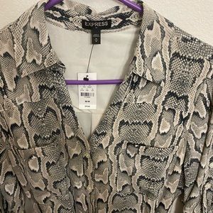 Snake skin Express dress
